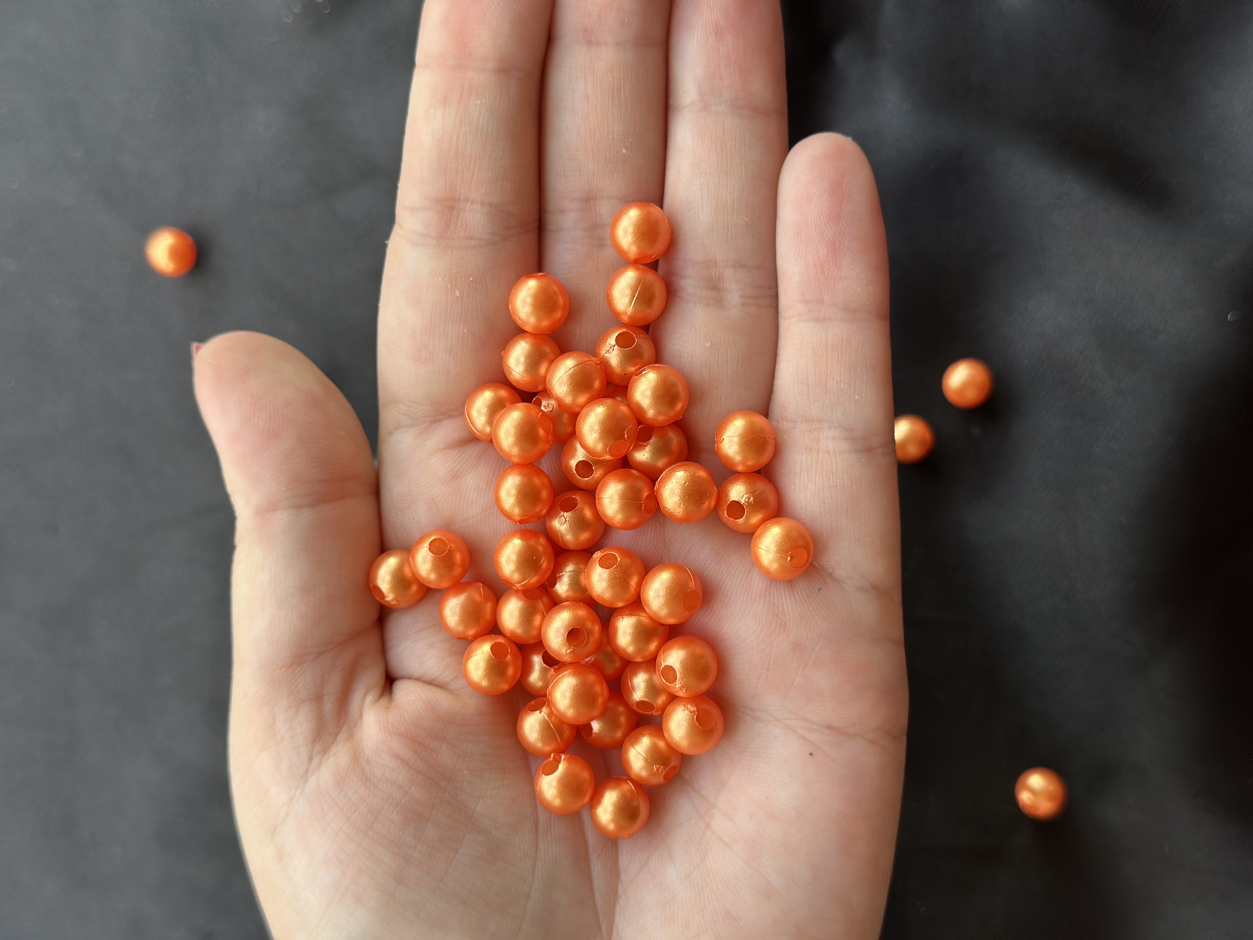 Turuncu İnci Boncuk